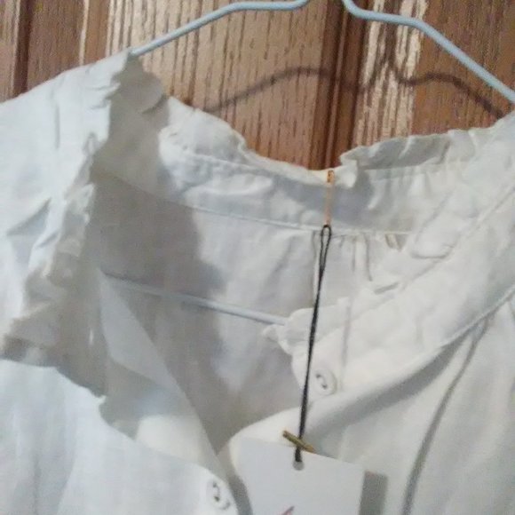 Duberess Line White Button Down - Picture 3 of 5